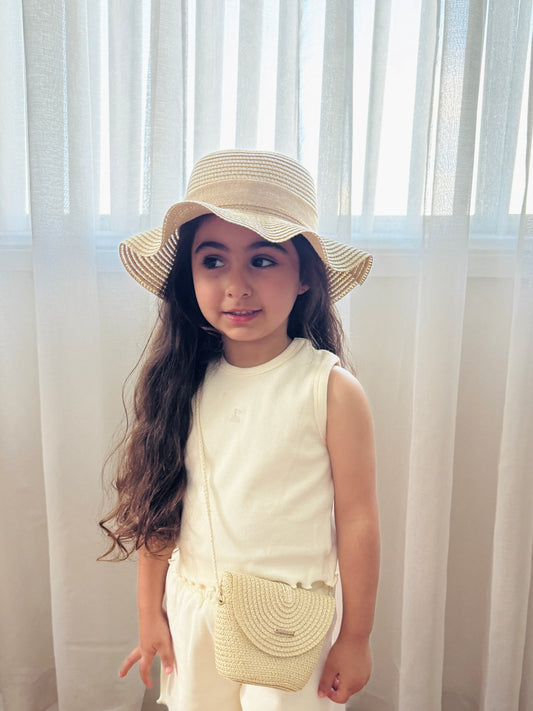 Girls Summer Hat & Bag