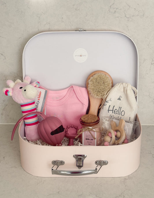 Large Baby Girl Gift Box | Newborn & Baby Shower Gift Australia