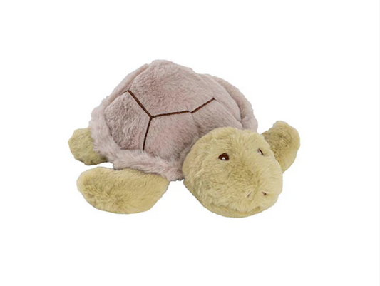 Plush turtle toy on a white background