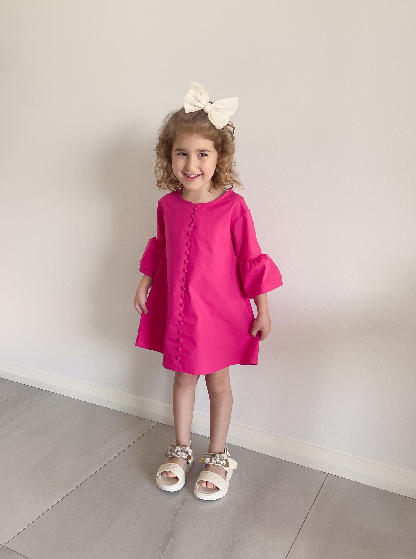Sienna Raspberry Rose Dress