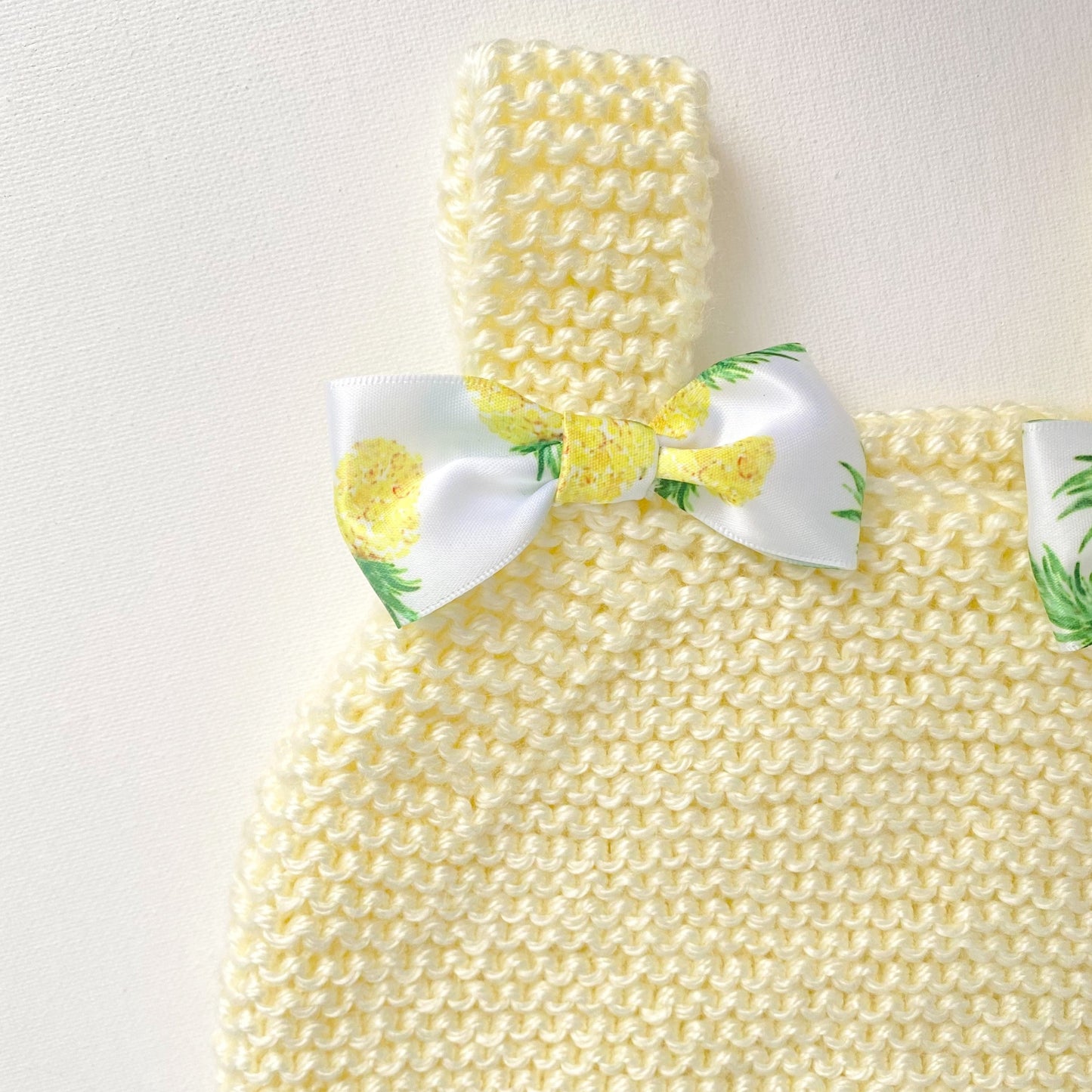 Hand Knitted Crochet Romper & Booties Set