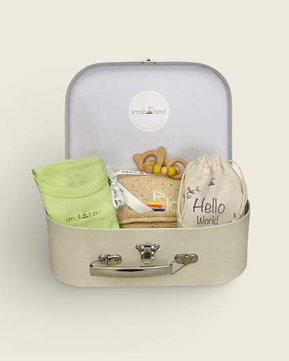 Neutral Baby Gift Bundle - Large Suitcase Box