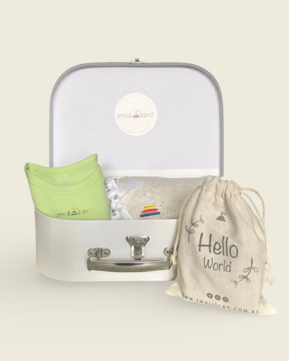 Newborn Neutral Gift Bundle - Large Suitcase Box