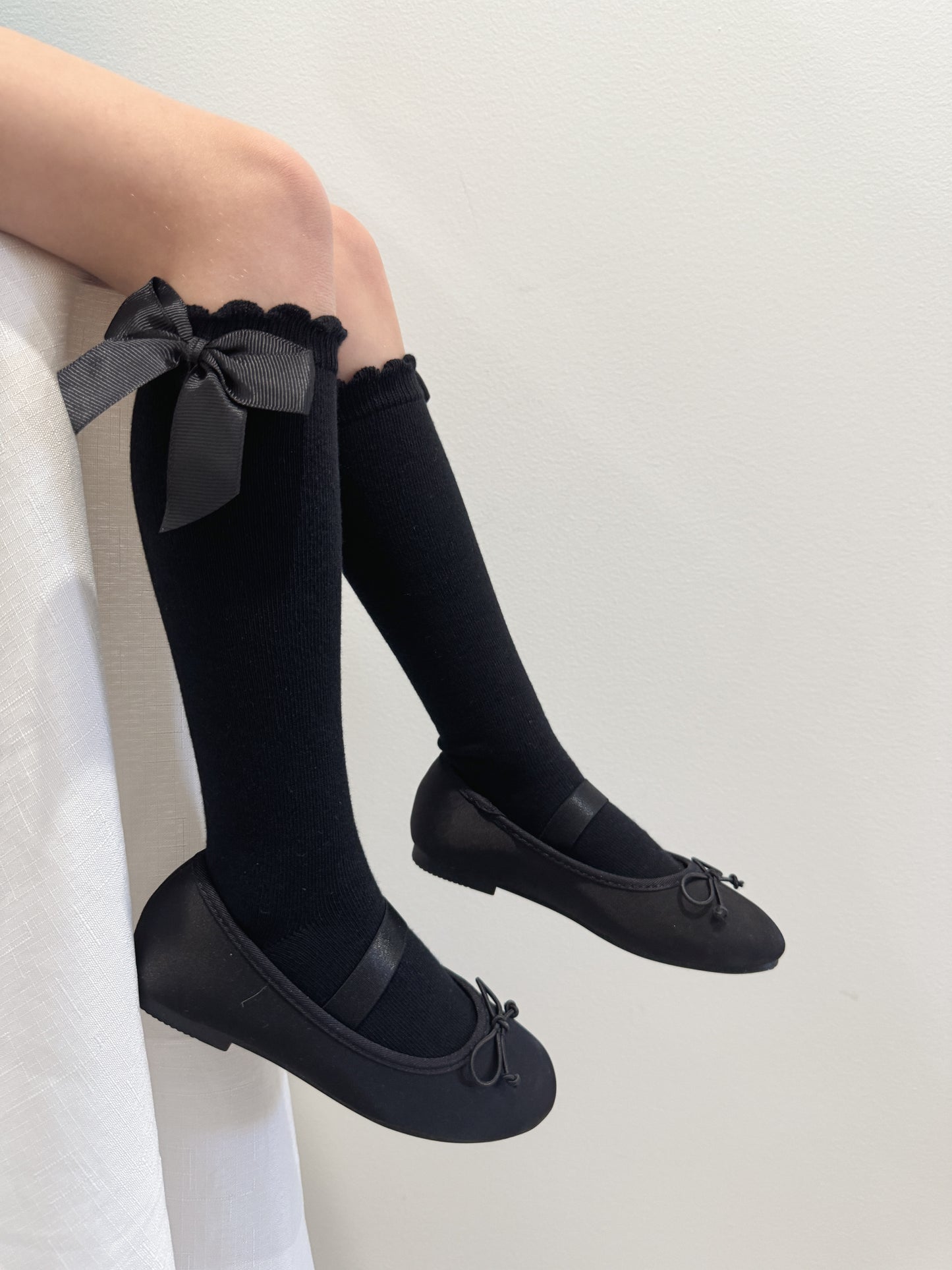 Girls Long Socks with cute bow