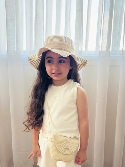 Girls Summer Hat & Bag