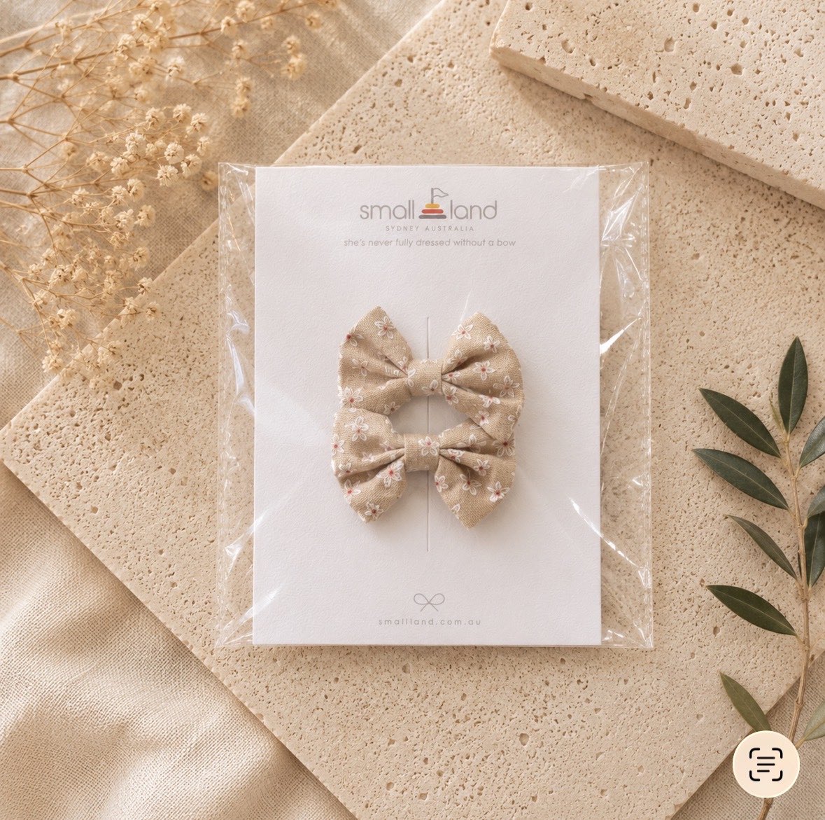 Mini Bow Hair Clip - 2 Pack