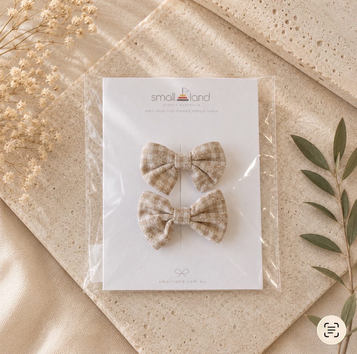 Mini Bow Hair Clip - 2 Pack