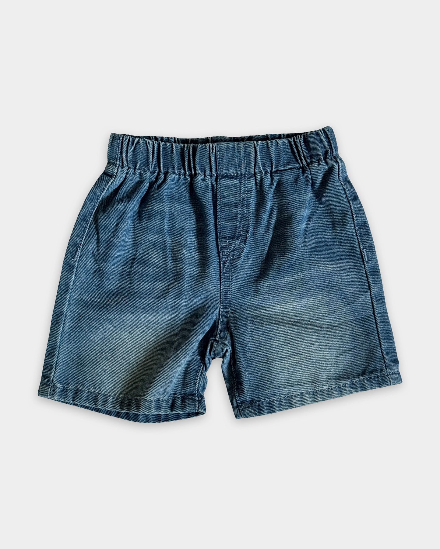 Classic Blue Denim Shorts