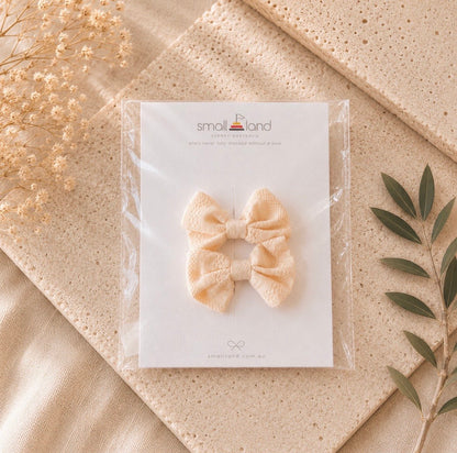 Mini Bow Hair Clip - 2 Pack