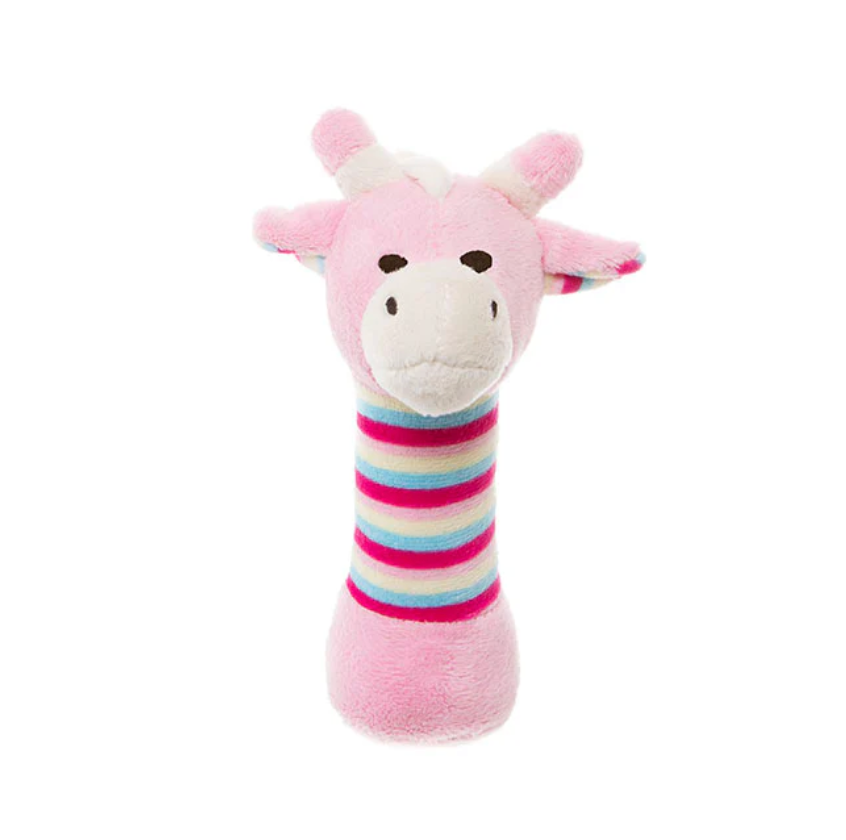 Giraffe Rattle Plush Toy