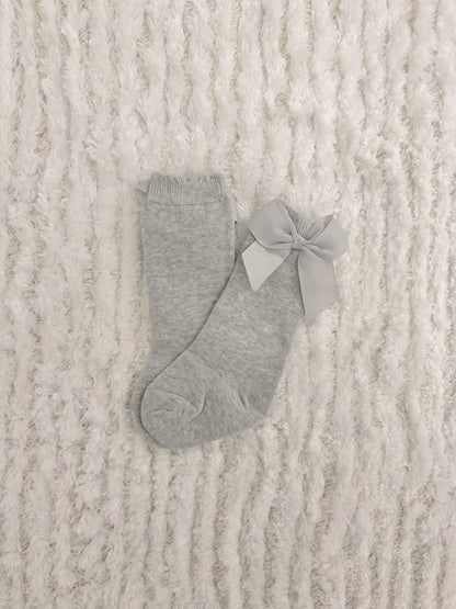 Girls Long Socks with cute bow