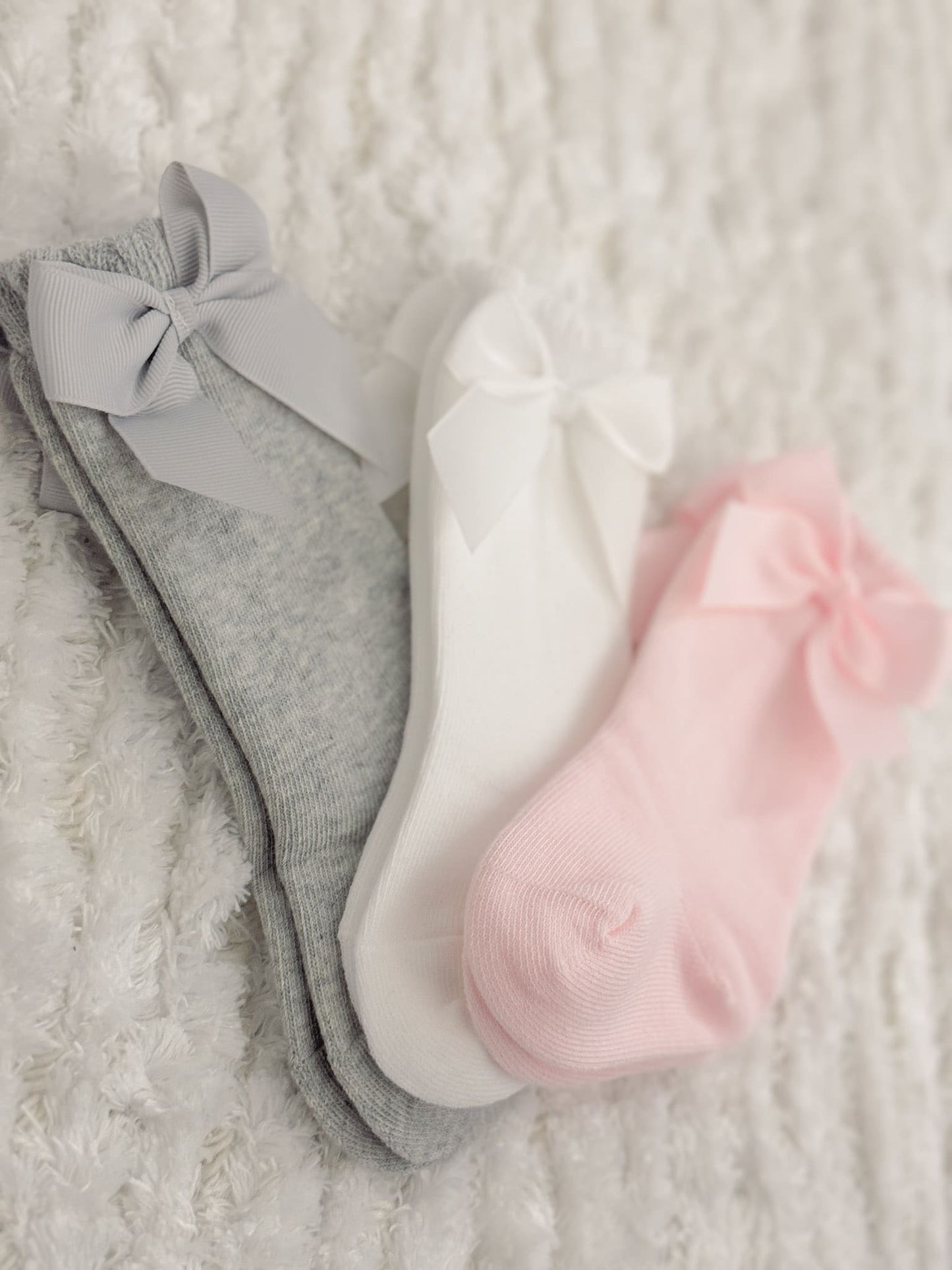 Girls Long Socks with cute bow