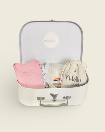 Newborn Baby Girl Gift Bundle -  Large Suitcase Box