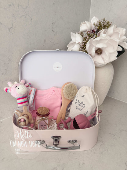 Large Baby Girl Gift Box with Free Welcome Disc | Newborn & Baby Shower Gift Australia