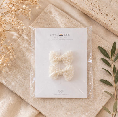 Mini Bow Hair Clip - 2 Pack