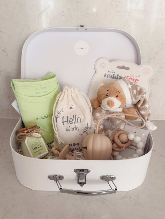Large Neutral Baby Gift Box | Newborn & Baby Shower Gift Australia