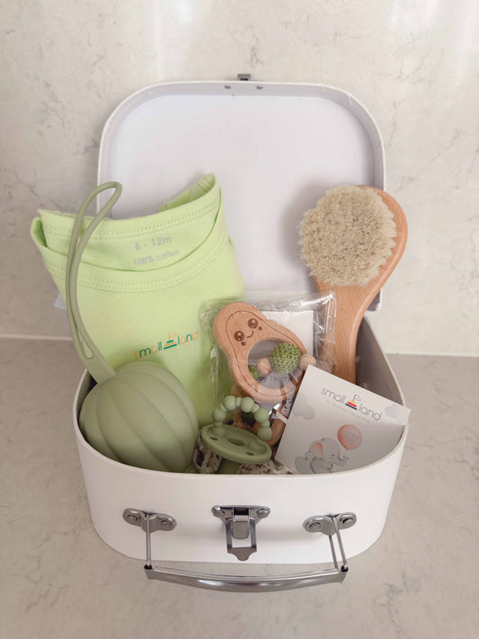 Medium Neutral Baby Gift Box | Newborn & Baby Shower Gift Australia