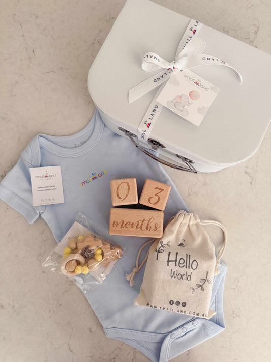 Small Baby Boy Gift Box | Newborn & Baby Shower Gift Australia