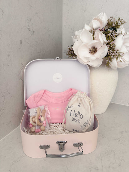 Small Baby Girl Gift Box | Newborn & Baby Shower Gift Australia