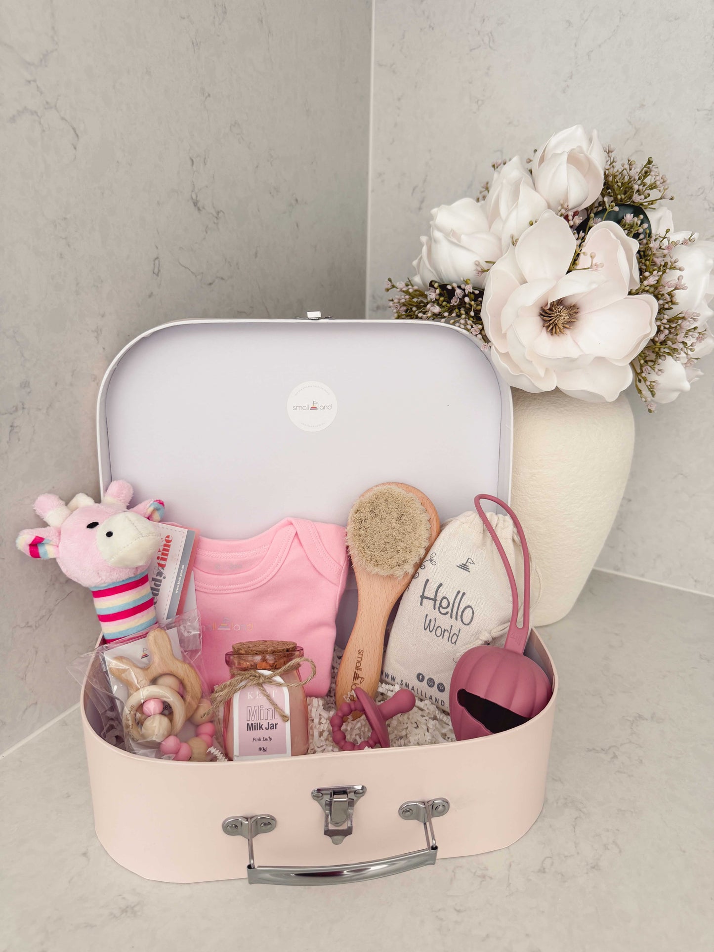 Large Baby Girl Gift Box | Newborn & Baby Shower Gift Australia
