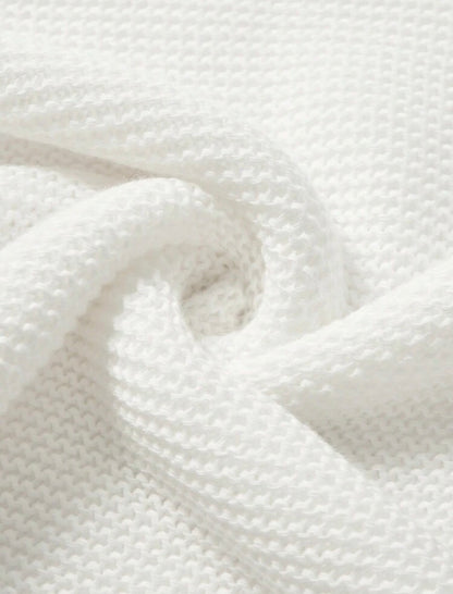 Ruffle Knit Baby Blanket - 100% Cotton