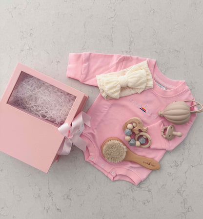 1st Birthday Gift | My First Birthday Deluxe Baby Girl Gift Box