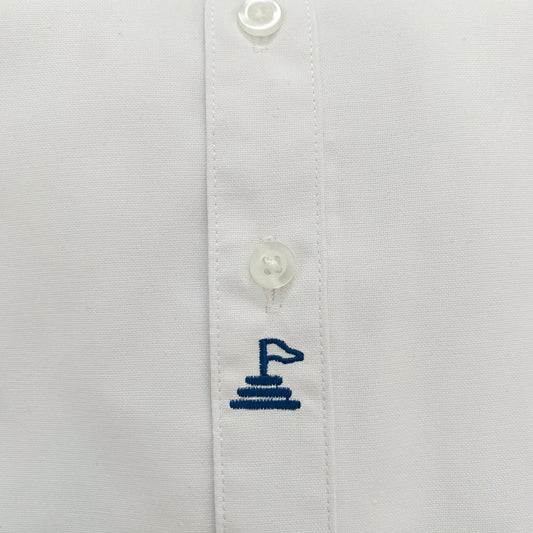 Boys Classic White Button Up Shirt